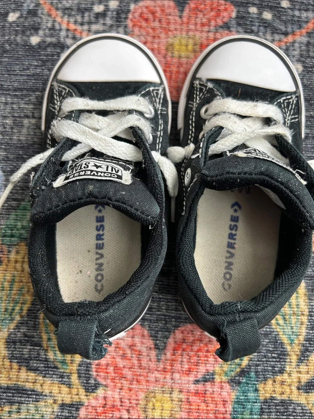 Converse Chuck Taylor Black Slip-On Sneakers, Toddler Size 8